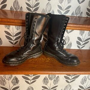 Good condition 14 hole Dr. Martens. MADE IN ENGLAND. UK size 4, women’s size 6.
